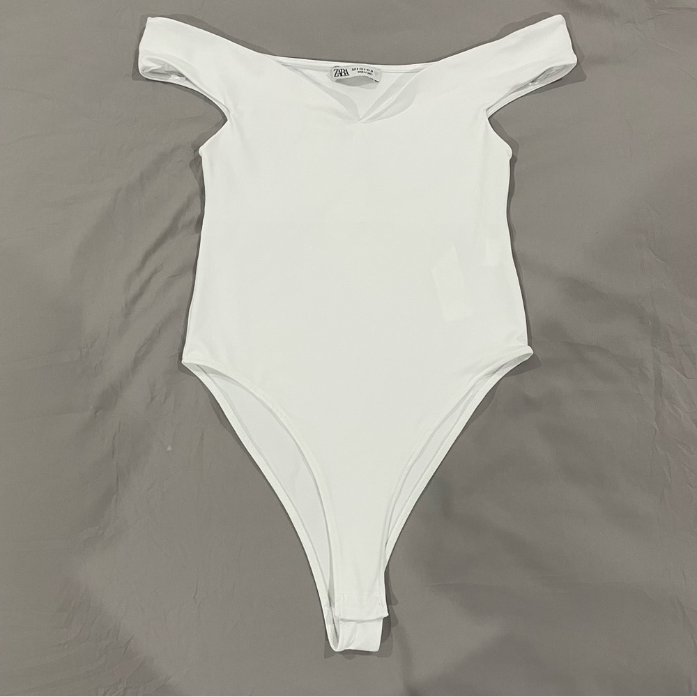 Zara white bodysuit